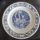 4 advertising plates Yoplait- The 3 musketeers