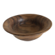 large vintage wooden salad bowl, Scandinavian design