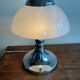 Chrome mushroom lamp space age