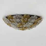 Barovier & Toso wall sconce / ceiling lamp, Millefiori flowers, Italy, 1970s