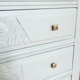 Renovated vintage art deco chest of drawers