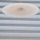 Grande suspension en opaline blanche