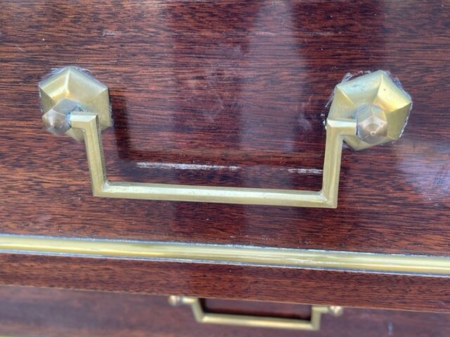 Louis XVI style chest of drawers by R. Brault