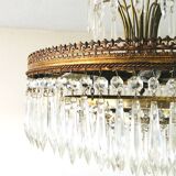 Lustre  cascade Vintage 60s. Hollywood Regency