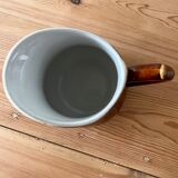 Glazed terracotta pitcher