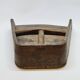 Old Chinese Grain Measure in Wood Folk Art
