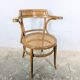 Fauteuil de bureau en bois courbé