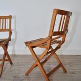 Mid-Century folding chairs for children by Fratelli Reguitti, Italy, set of 2