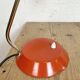Lampe de table rouge vintage, années 1970
