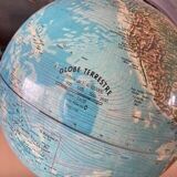 Vintage illuminated globe