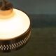 1960s vintage glass pendant light, Swedish pendant.