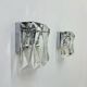 Pair of crystal sconces by Kinkeldey, Germany, 1970s