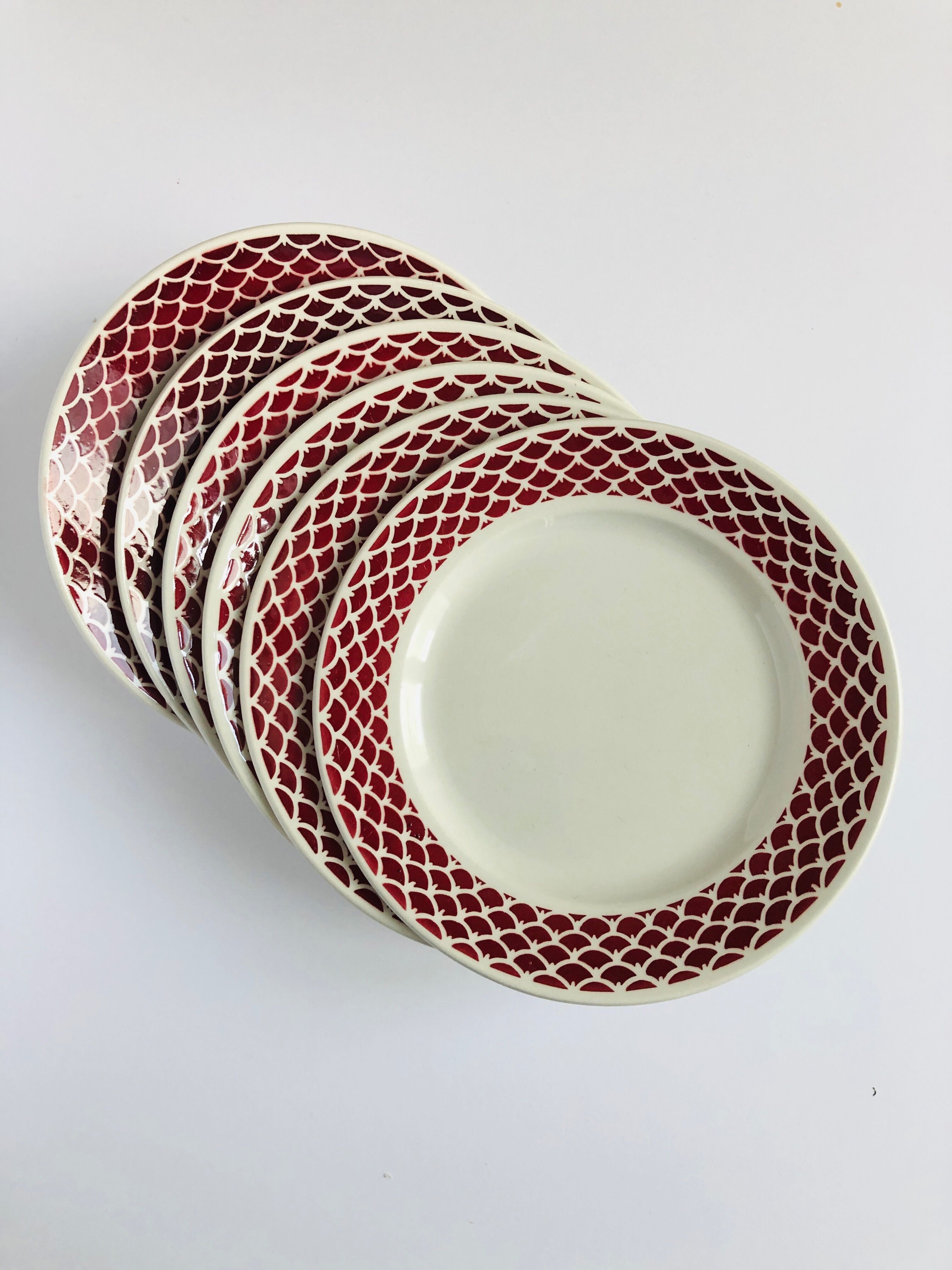 Old dessert plates