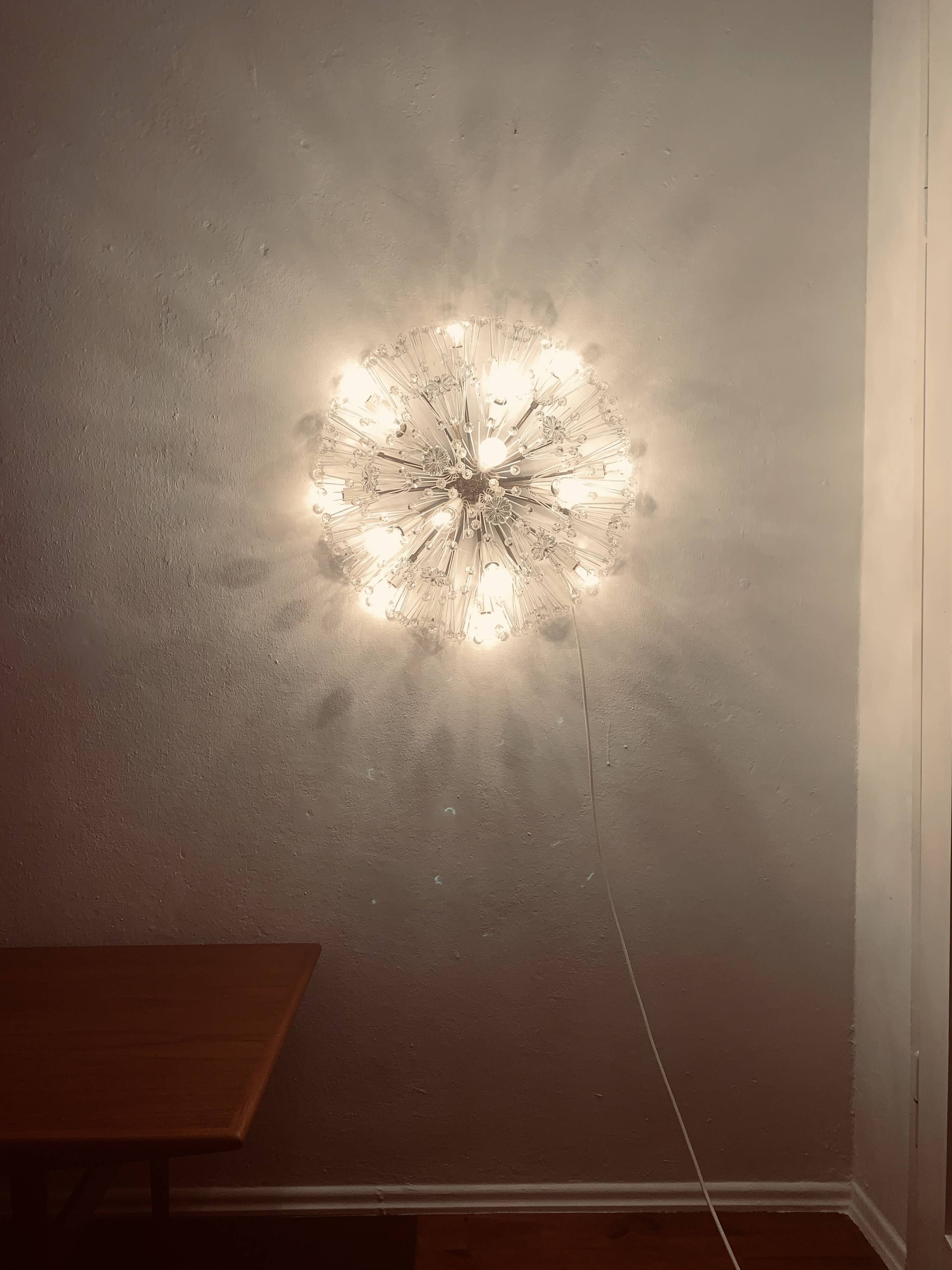 Applique ou plafonnier Pissenlit par Emil Stejnar pour Rupert Nikoll