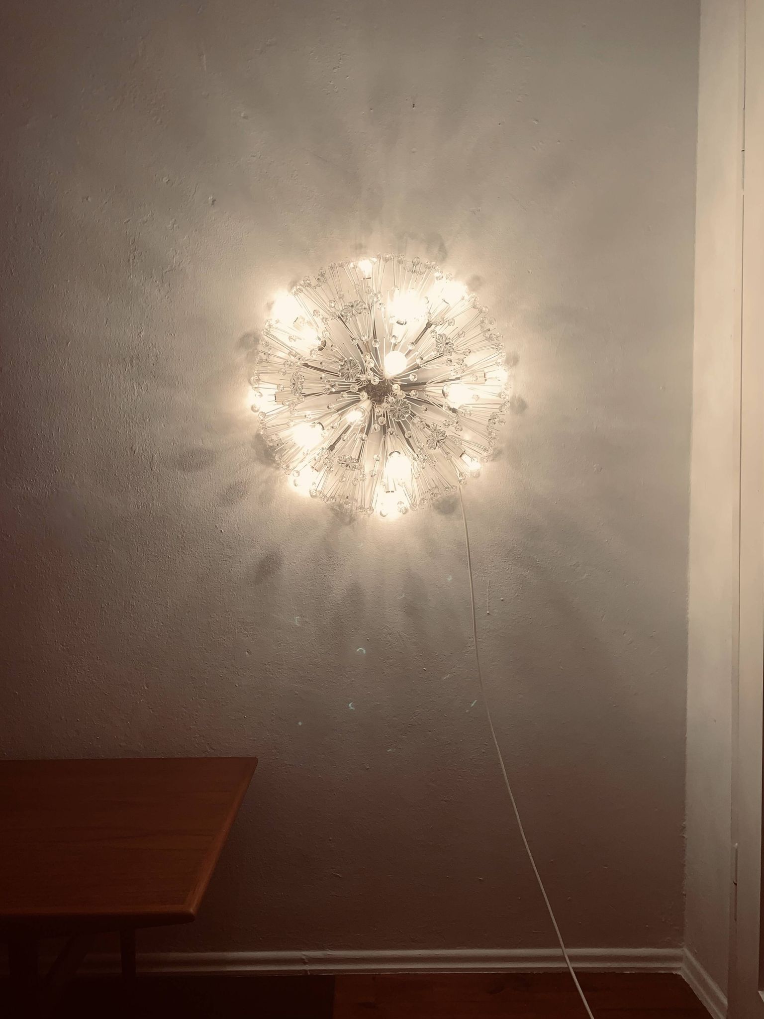 Dandelion Wall or Ceiling Lamp by Emil Stejnar for Rupert Nikoll