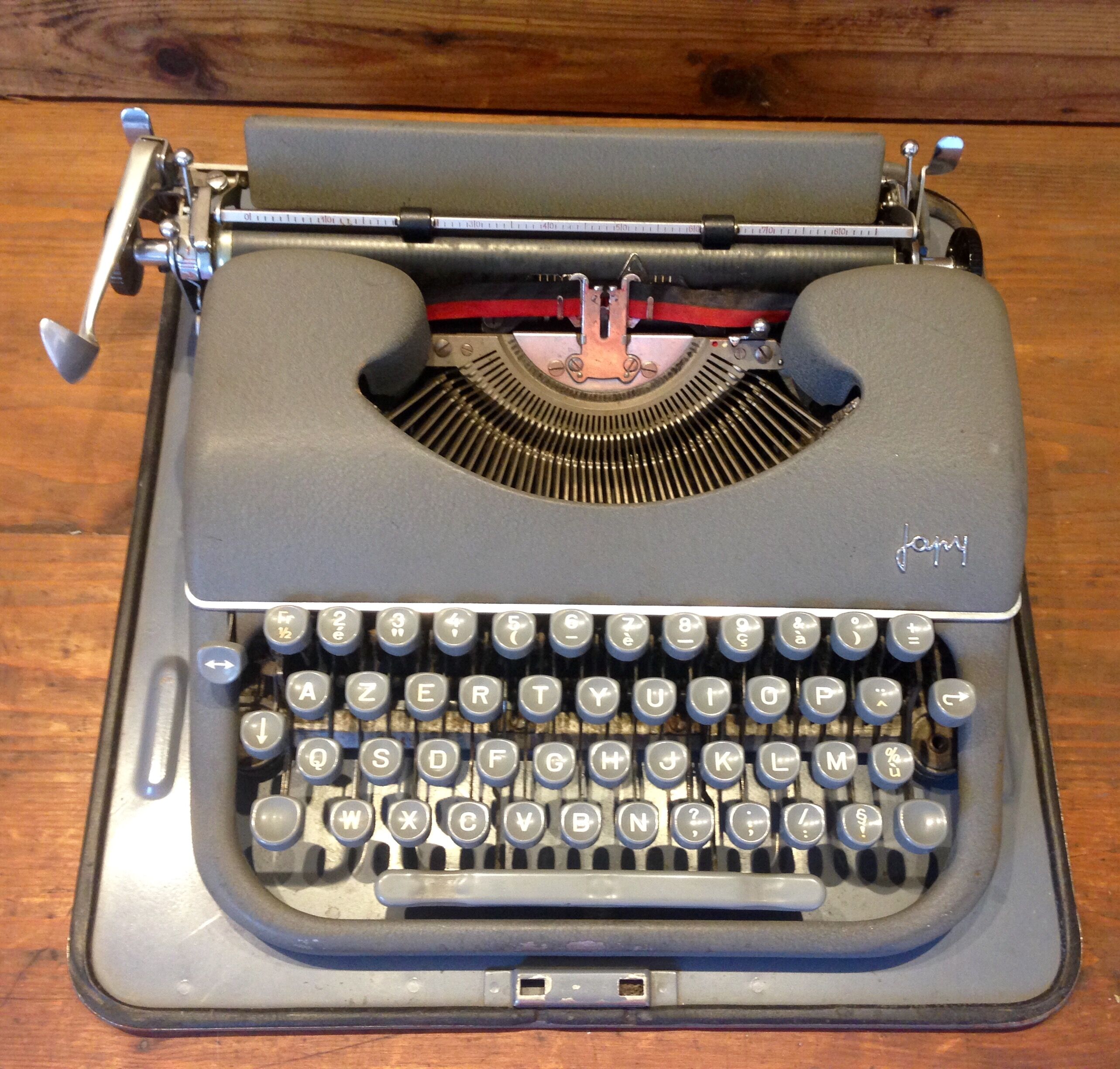 Typewriter Japy circa 1950