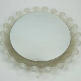 back lit wall MIRROR by schöninger acrylic frame ice glass decor 1960s 1970