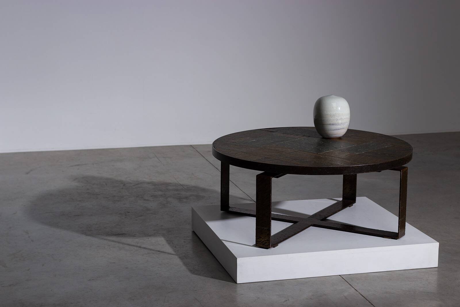 Paul Kingma Modernist Stone and Mosaic Coffee Table 1970s