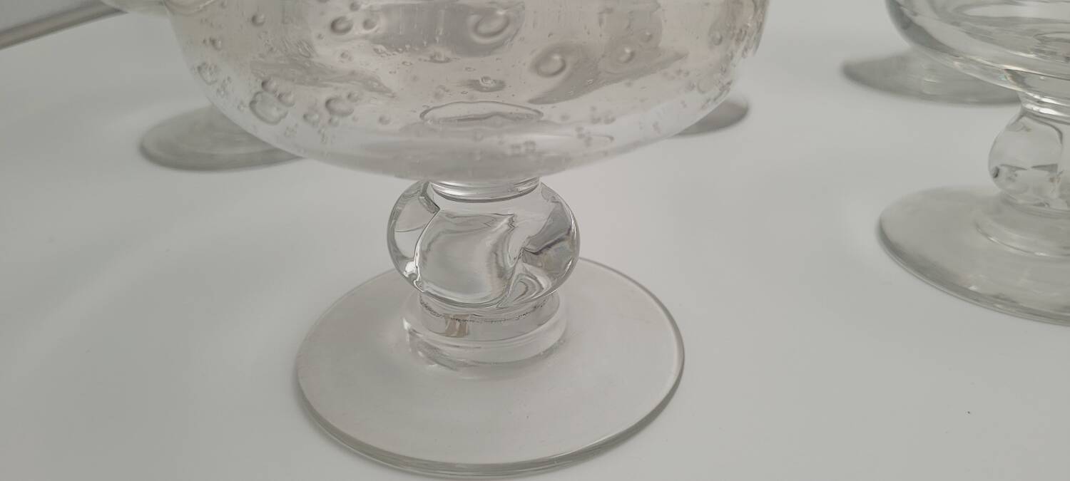 70's blown glass cups