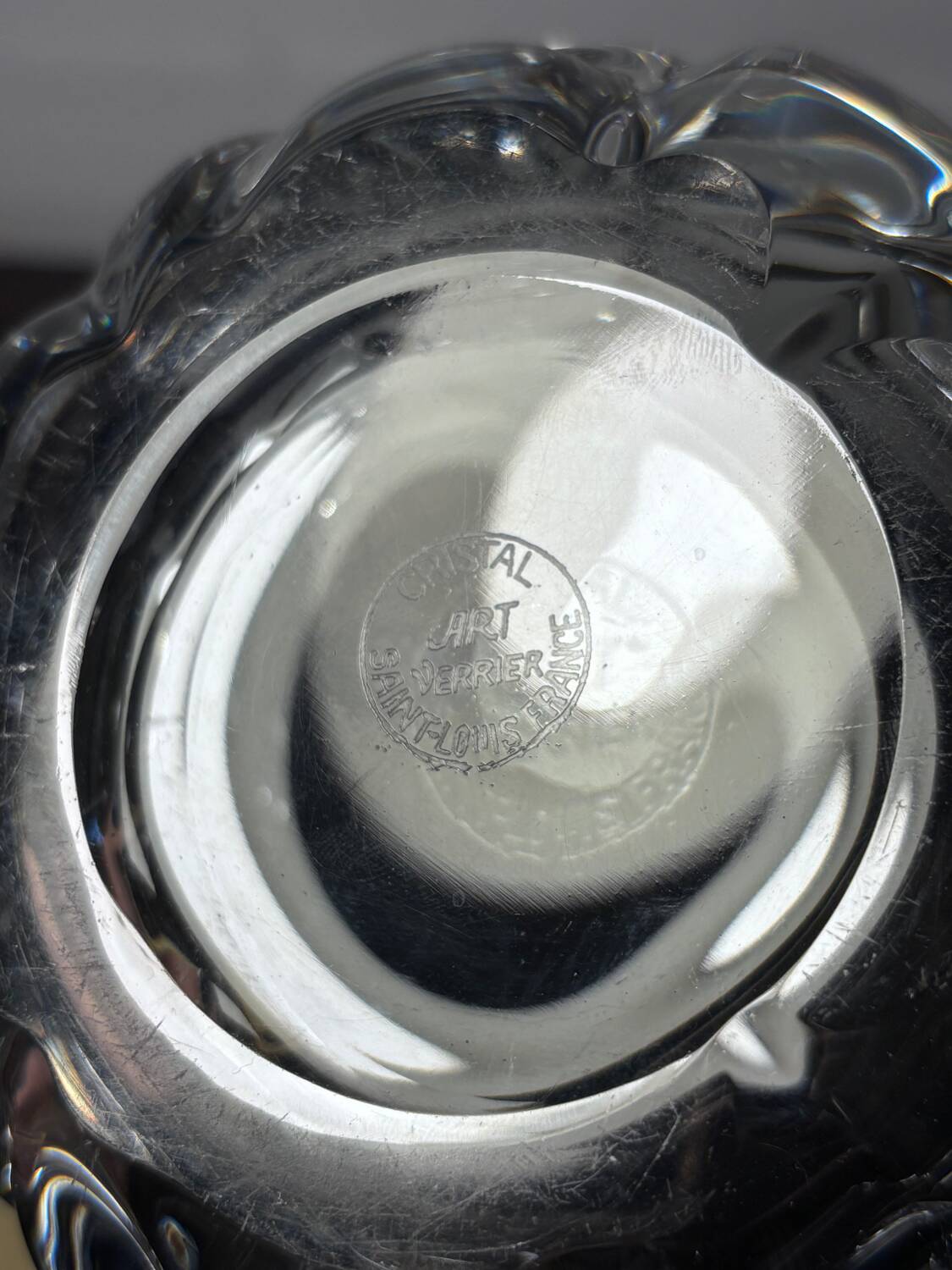 Saint Louis signed vase