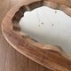 Set of 2 organic brutalist mirrors wood 1950s