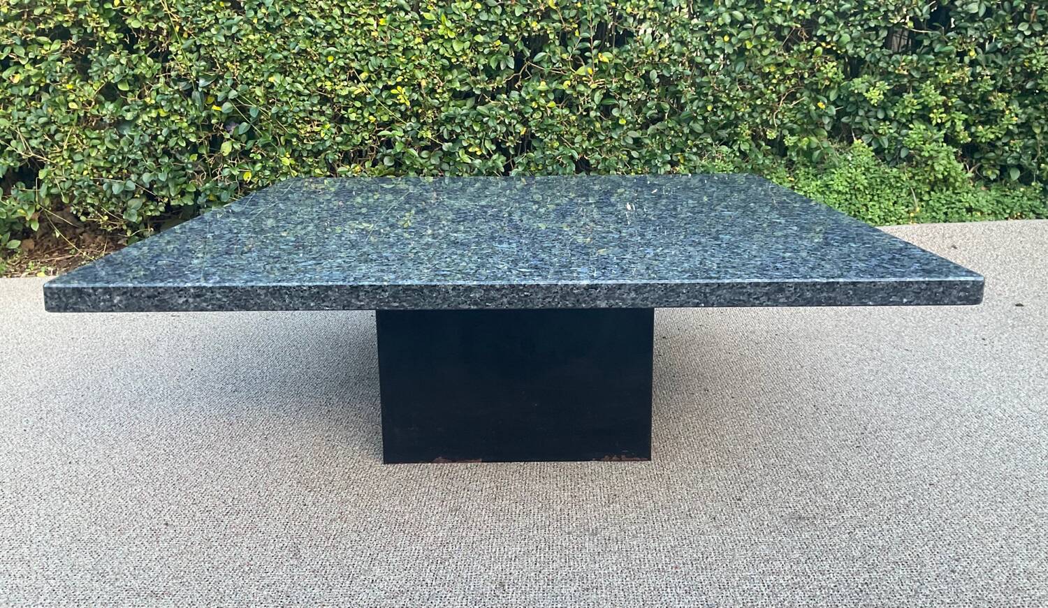 Vintage granite coffee table