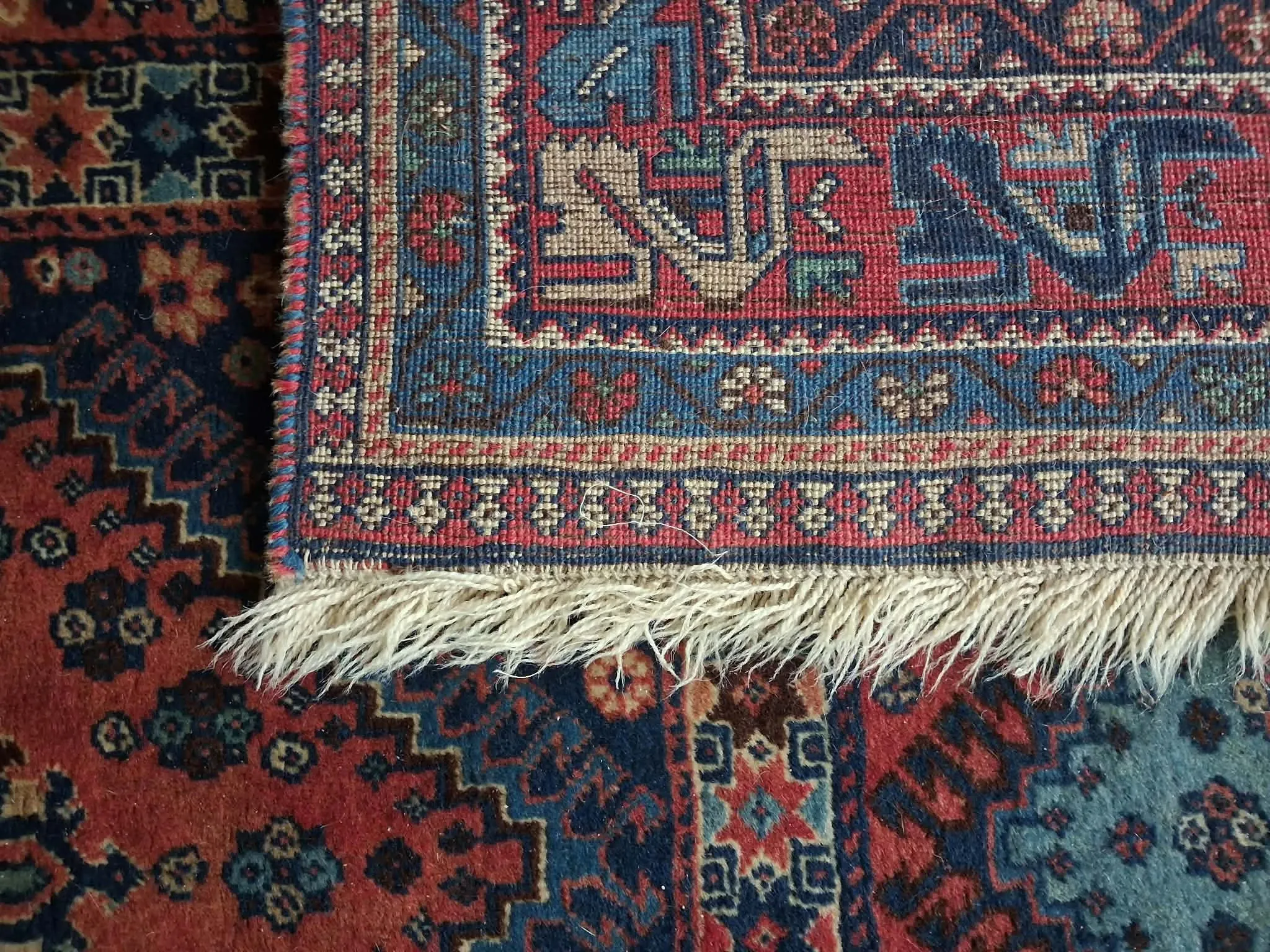 Handmade Persian Yalameh rug 370x261cm
