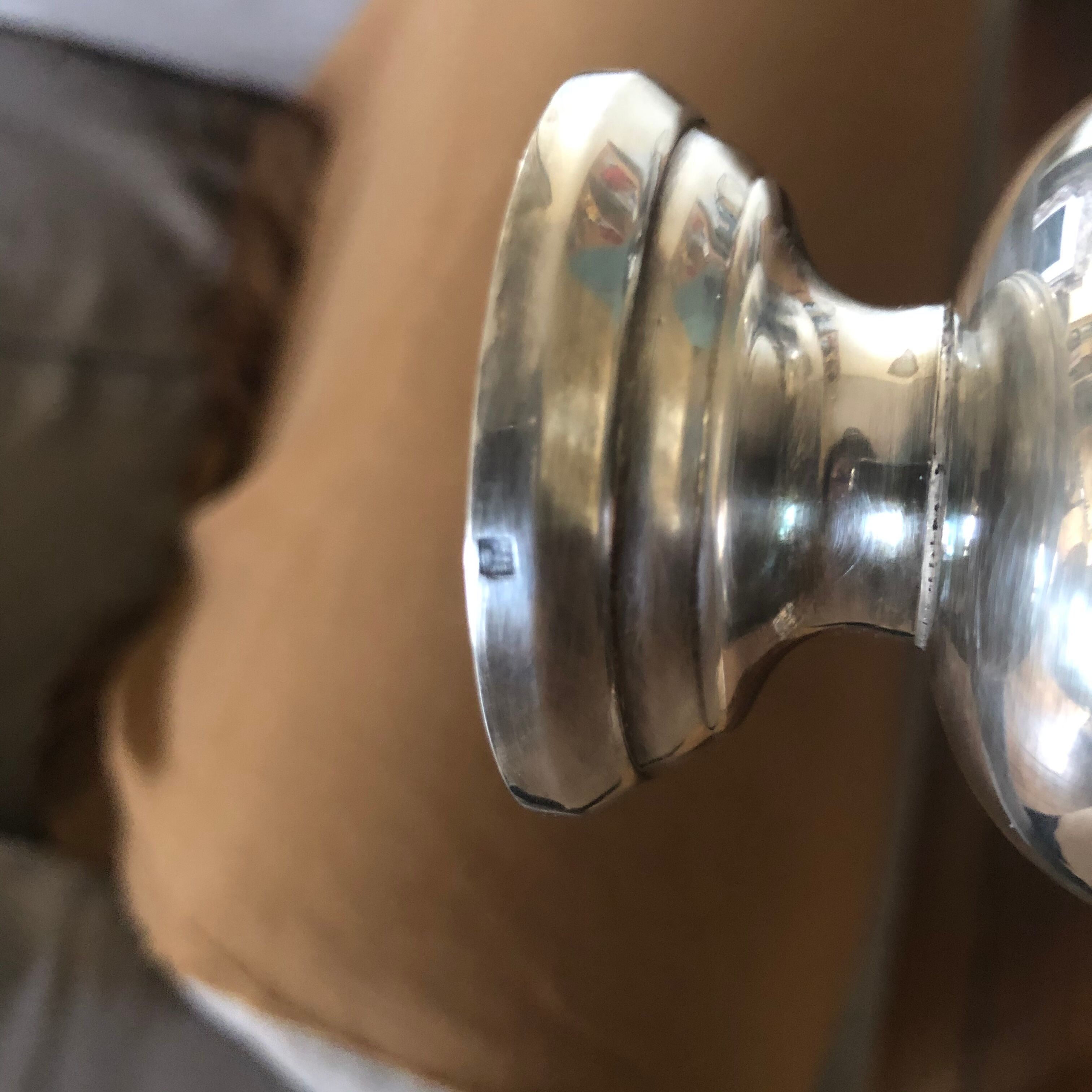 Silver metal sprinkler