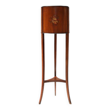 Romantic Victorian Painted Planter on Stand, United Kingdom, 19th Century