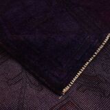 7x10 Dark Purple Turkish Vintage Rug, 215x292 Cm