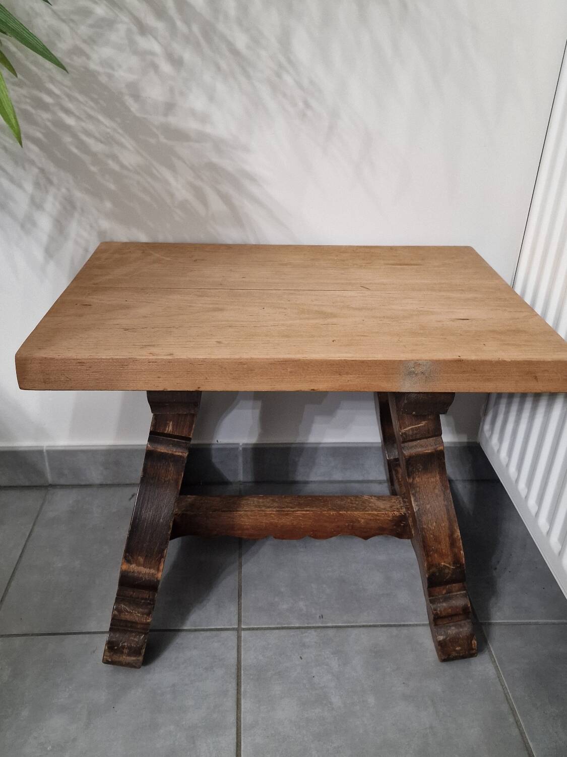 Wooden coffee table