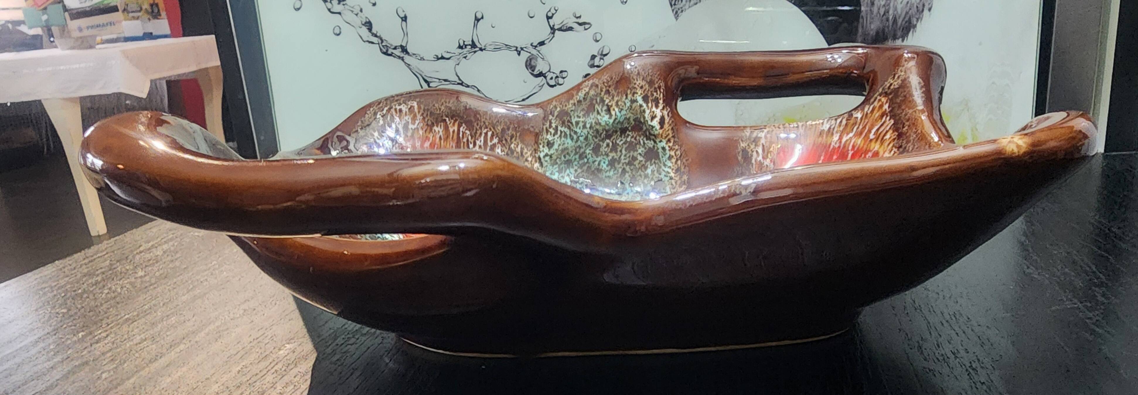 grand centre de table vallauris vintage - céramique années 60/70