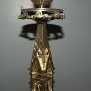 Rare pair of 19th century bronze candlesticks
