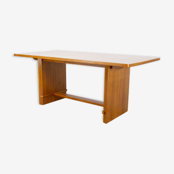 English Art Deco Cherry Dining Table