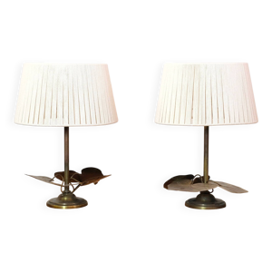 Paire lampes table