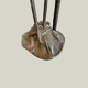 Lampe de table bronze héron années 1950