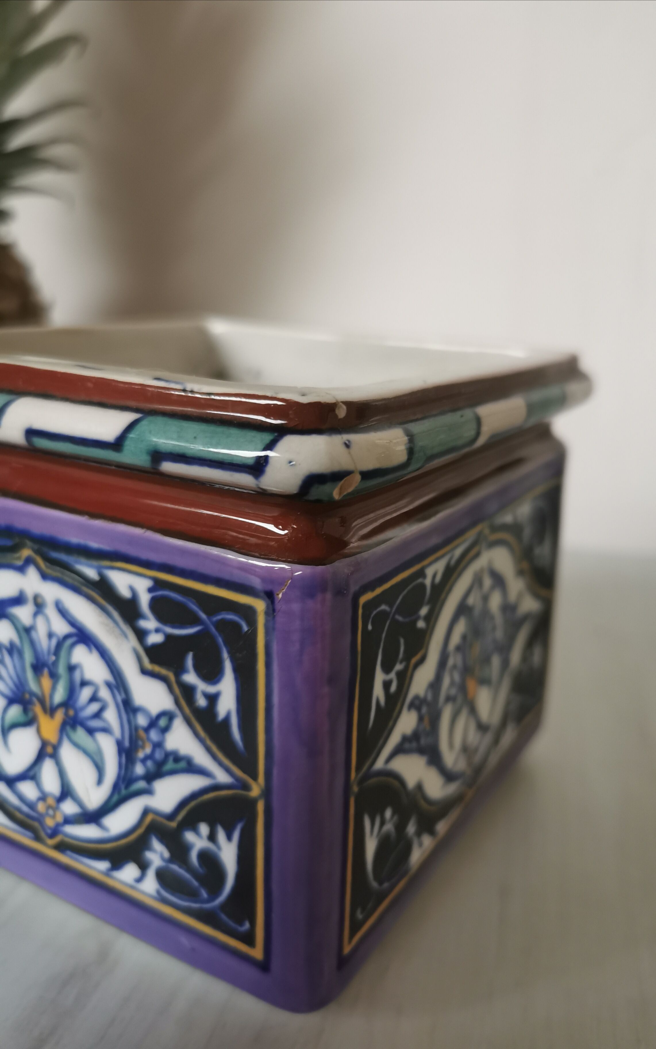 Pot deco Sarreguemines