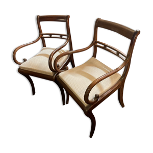Paire fauteuils bureau