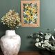 Floral painting on A5 paper Yellow flowers by CÉLINE Caux