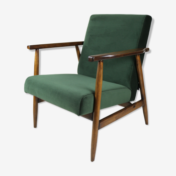 Fauteuil vintage vert, années 1970