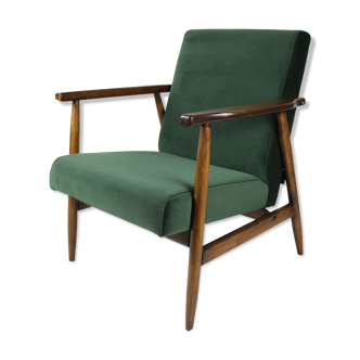 Fauteuil vintage vert, années 1970
