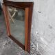 Sculptural wall mirror in wood, 1960s