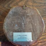 Photo holder frame golden wood lancret patinated