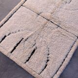 White Marmoucha Moroccan rug - 200 x 148 cm