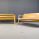 Vintage pair of plywood benches, 1960s
