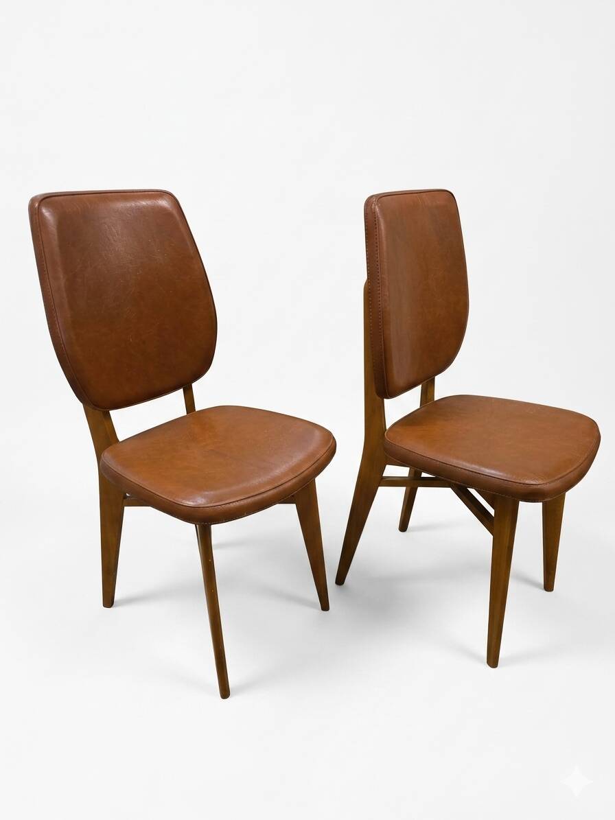 Paire de chaises vintage des années 60