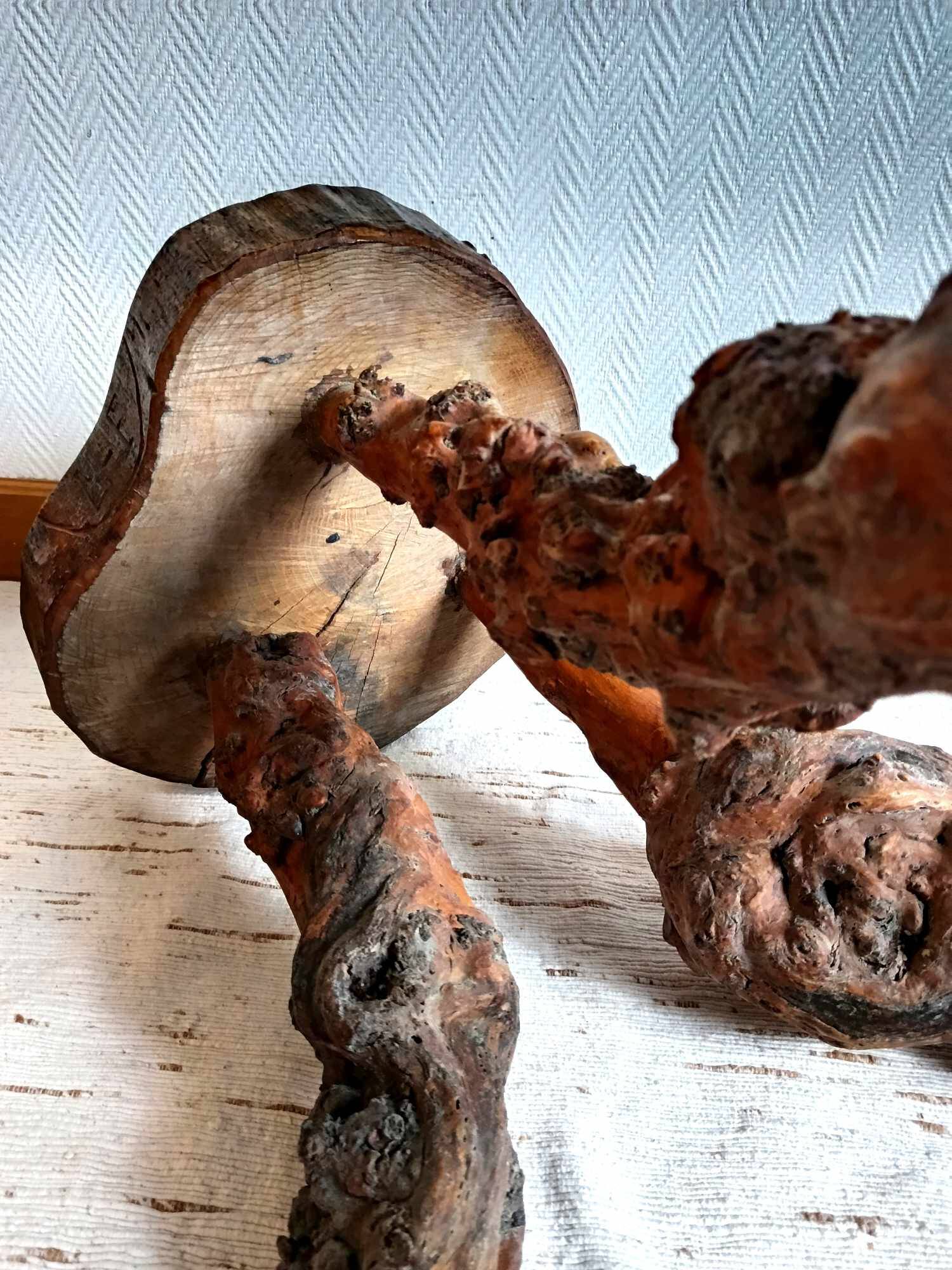 Brutalist vine stock stool
