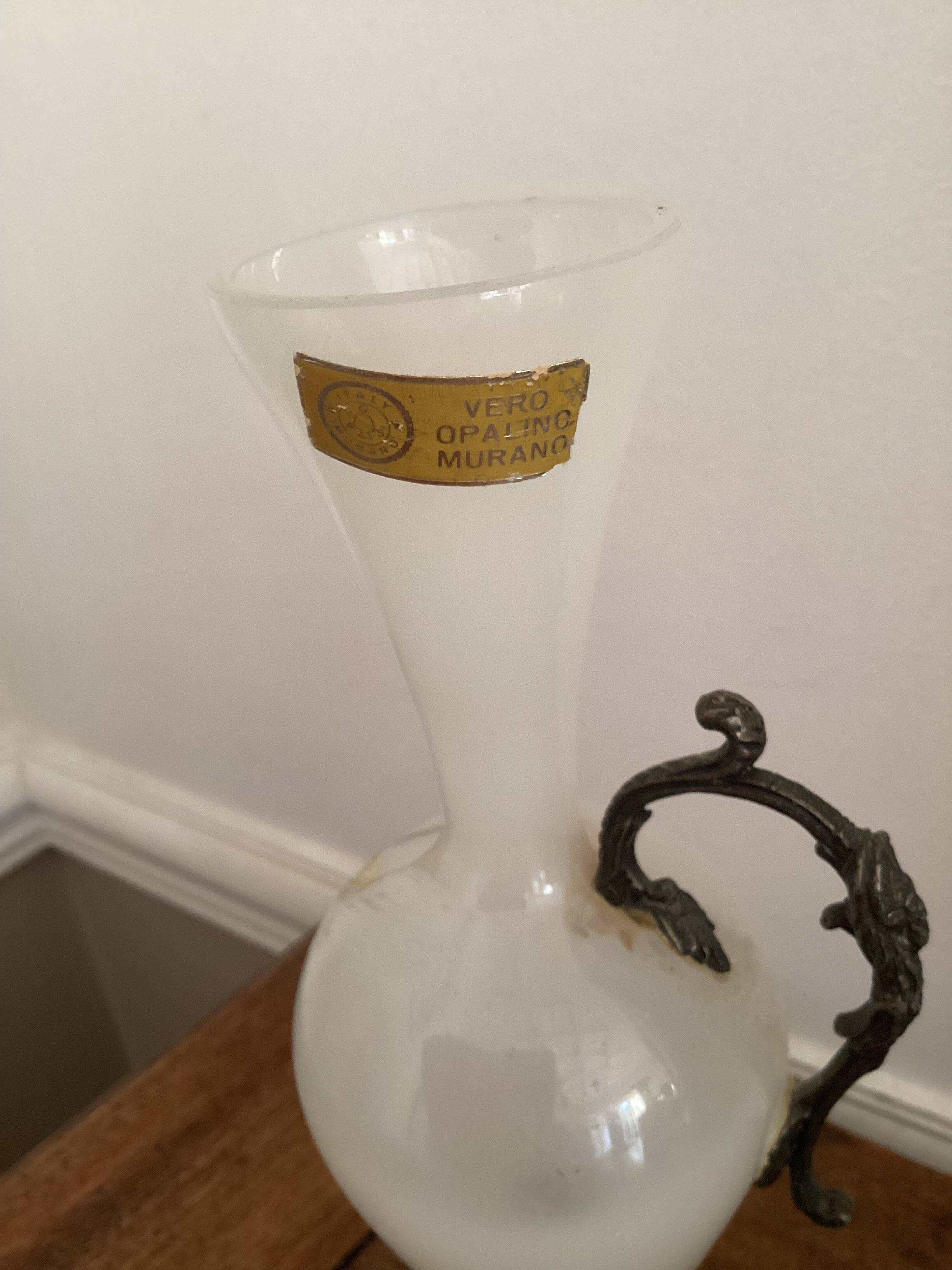 Small Murano opaline vase