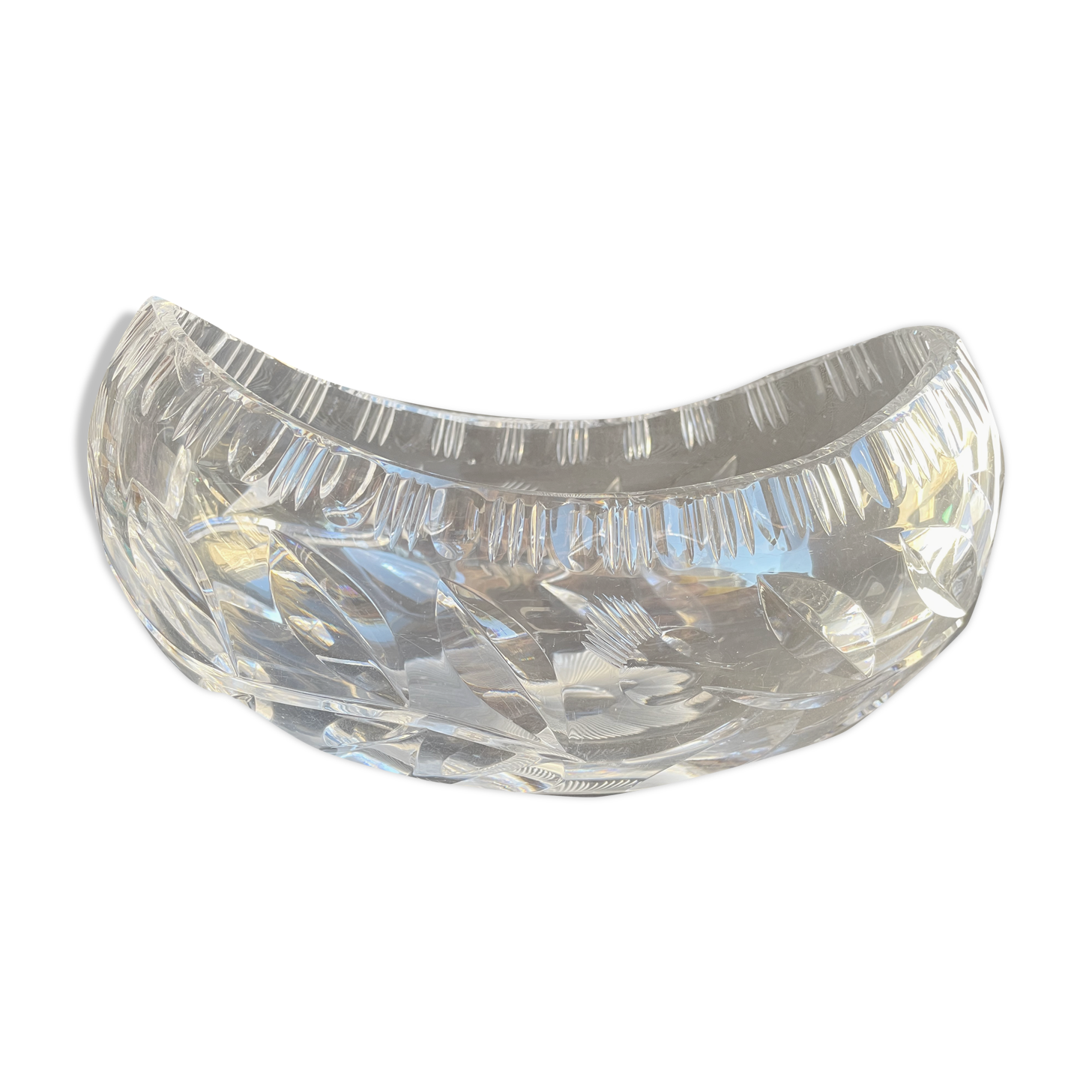 1629 Table planter - Modern mid-century - Hand-cut crystal