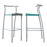Vintage Stools Hi-Glob Bar Stool by Philippe Starck for Kartell, 1990s, Set of 2